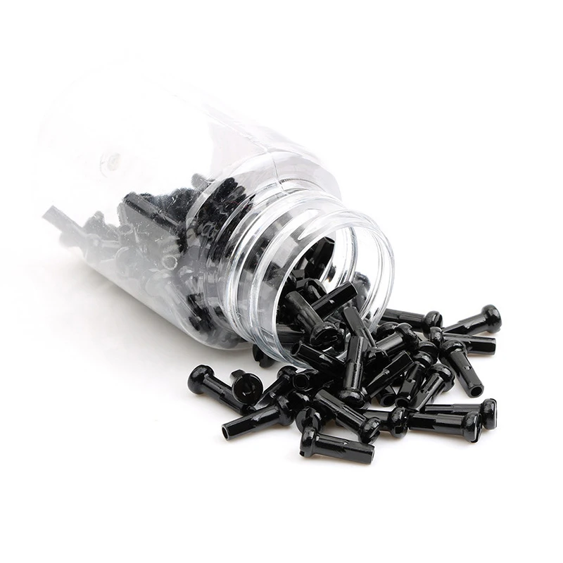 72pcs/lot Aluminium Alloy Mountain Road Bike Bicycle 14G Spoke Nipple End Tip Cap 2.0 x 14mm