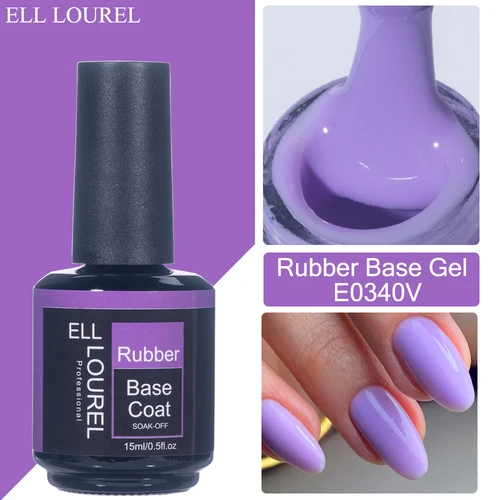 Ll LOUREL-세미 퍼머넌트 UV 고무베이스 네일폴리시 젤 15ml, 소프트 컬러, 젤 페인트, 네일아트, 광택제, 소크 오프 