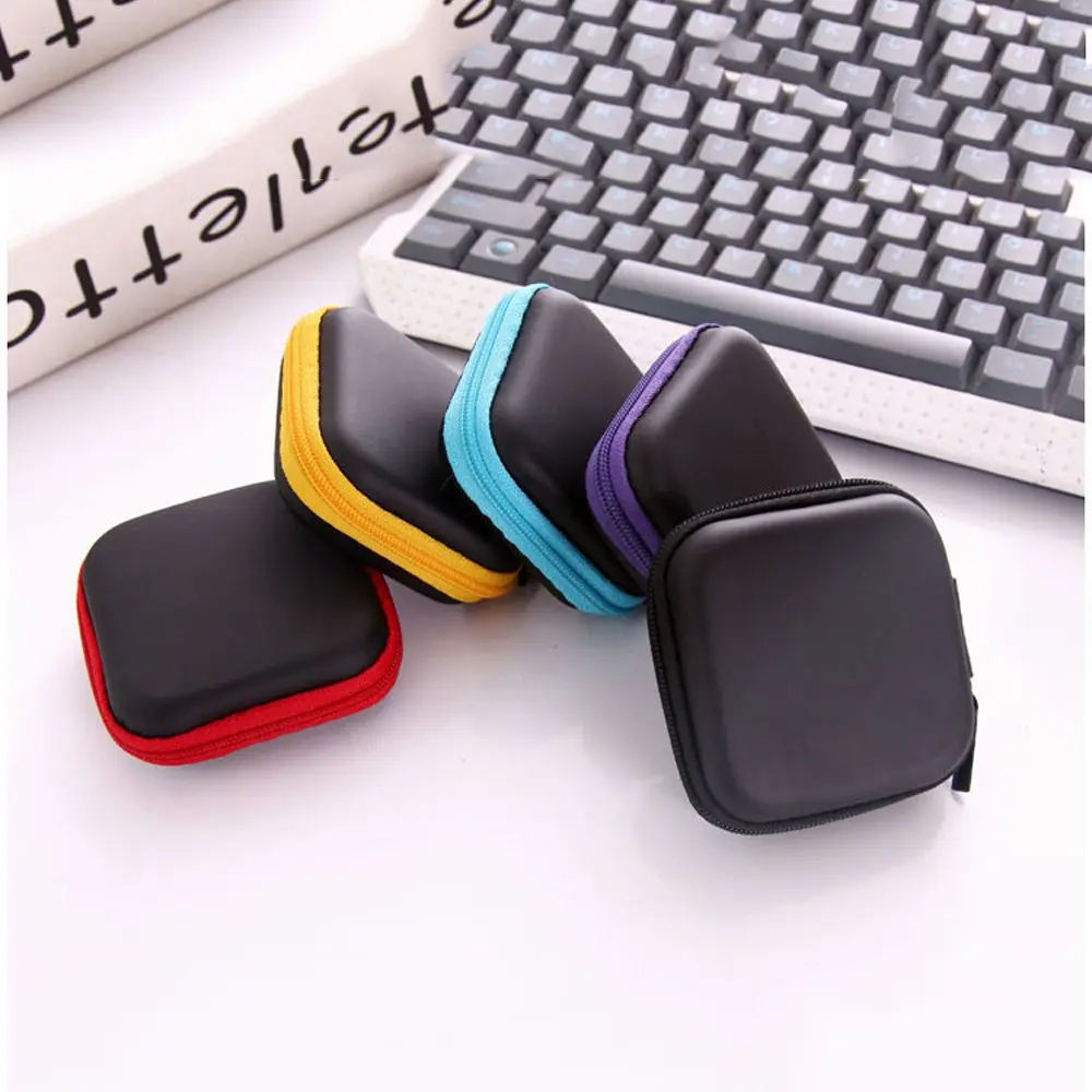 Mini Memory Card Protective Case USB Cable Organizer Hard Case Earphone Bag Earbuds Pouch Storage Box Headphone Holder Case