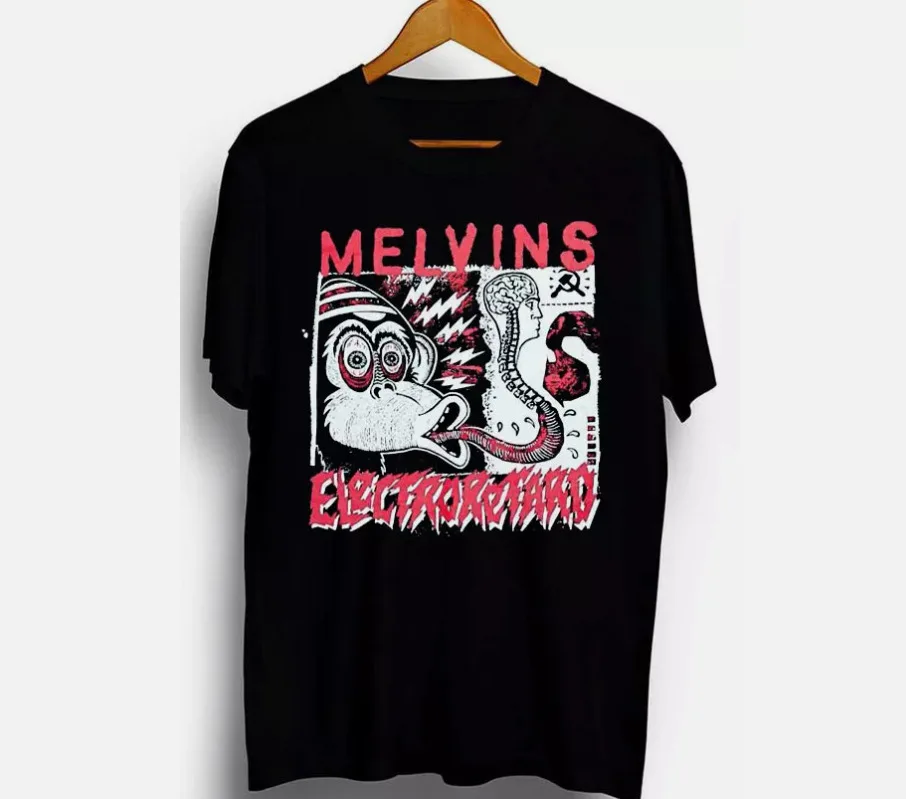 Remake Melvins Electroretard Black T Shirt mental punk band