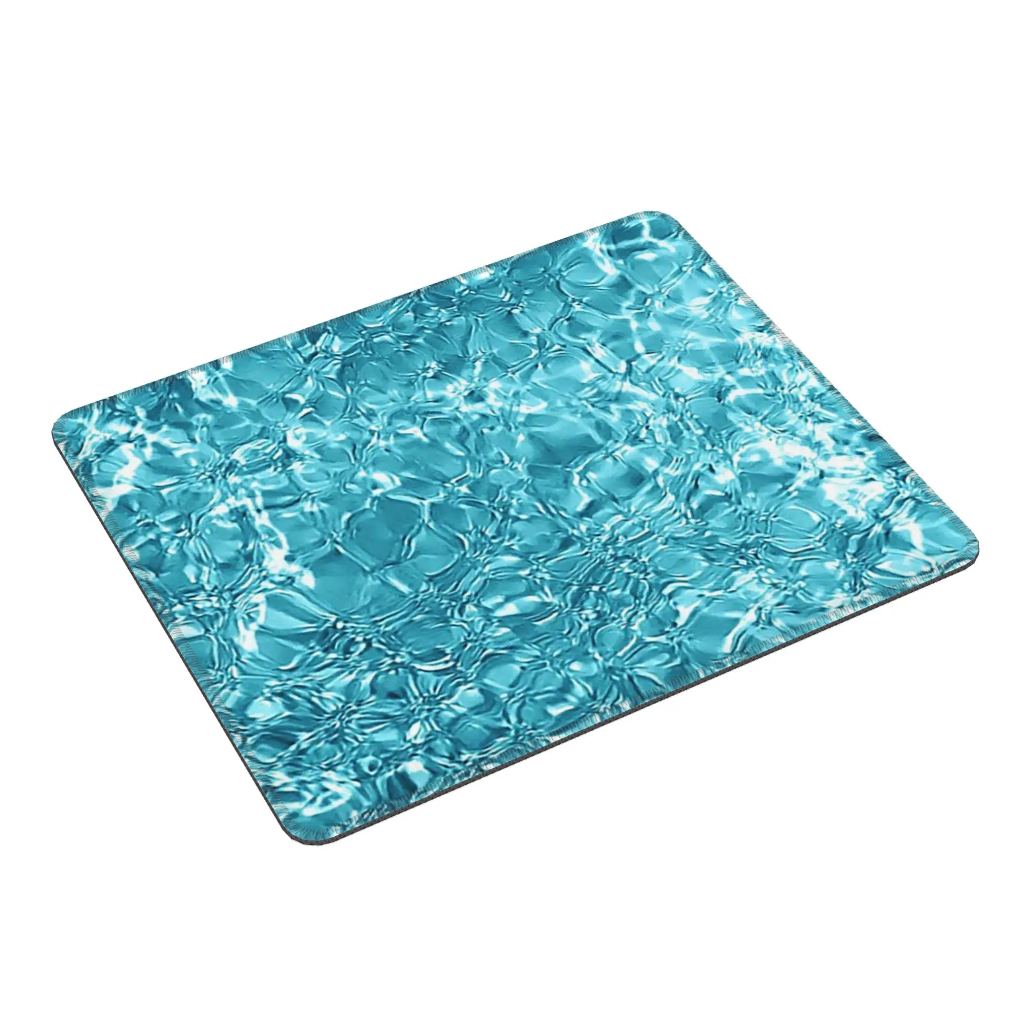 Crystal Blue Water Ripple Pattern Mouse Pad Computer Keyboard Mouse Mat Gaming PC Laptop Desk Mat Office Table Mats
