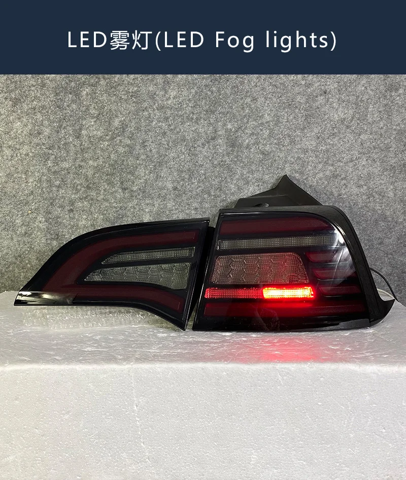 car bumper tail light for Tesla Model3 taillight daytime light LED 2018~2021 car accessories Taillamp Model3 rear light