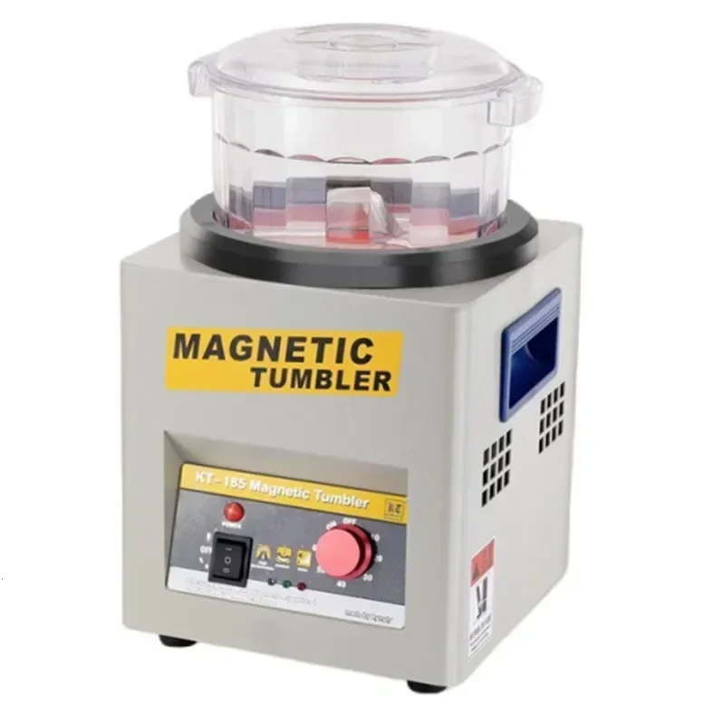 Magnetic Tumbler Jewelry Polisher Metal Finisher Finishing Machine 220V/110V Gold Precision Parts Polisher