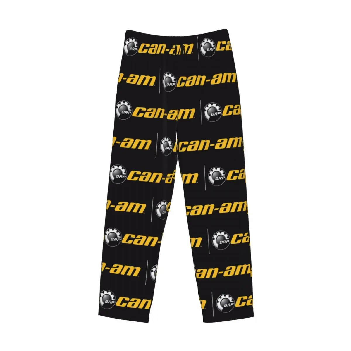 Custom Can-Am BRP Motorcycle Pajama Pants Men Sleepwear Sleep Lounge Bottoms with Pockets