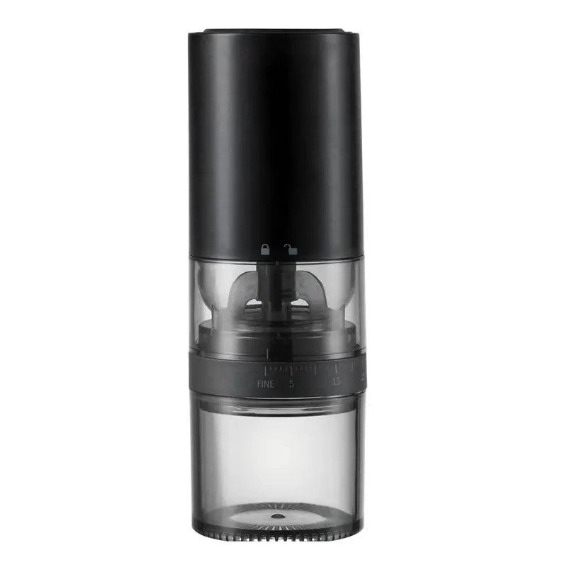 [B25B!】 Portable Electric Burr Coffee Grinder Visual Bean Hopper 38 External Grind Settings 1.8X Speed 2000Mah Battery For Trave