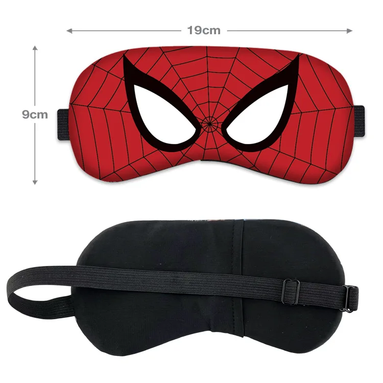 Marvels Serie Oogmaskers Cartoon Spidermans Slapen Blinddoek Schattig Dutje Schaduw Rust Ooglapje Reizen Slaap Oogband Verjaardagscadeautjes