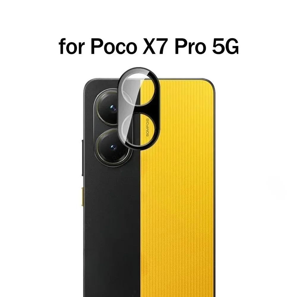 1--5PCS Lens Glas Terug Camera Gehard Glas Protector Film voor Xiaomi PocoX7 Pro/X7 achteruitrijcamera Lens Volledige Cover Krasbestendig