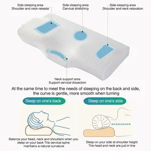 Neck pillow with slow recovery memory, cervical partition memory pillow for anti-play, neck pillow with slow rebound memory 6 Main Sales Chair Hot - №2
