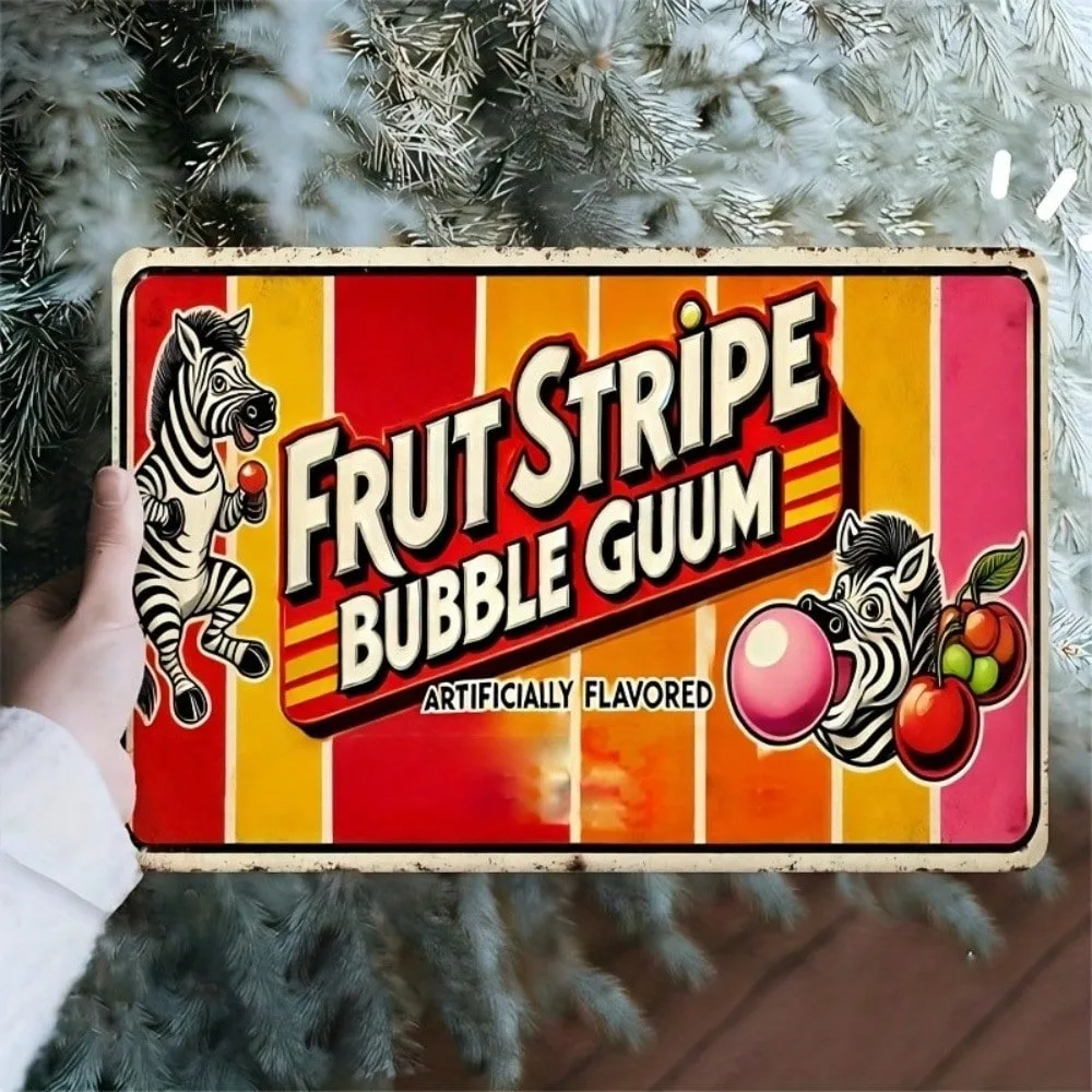 

Vintage Retro Fruit Metal Tin Sign Wall Decor Kitchen Farmhouse Rustic Bar Cafe Home