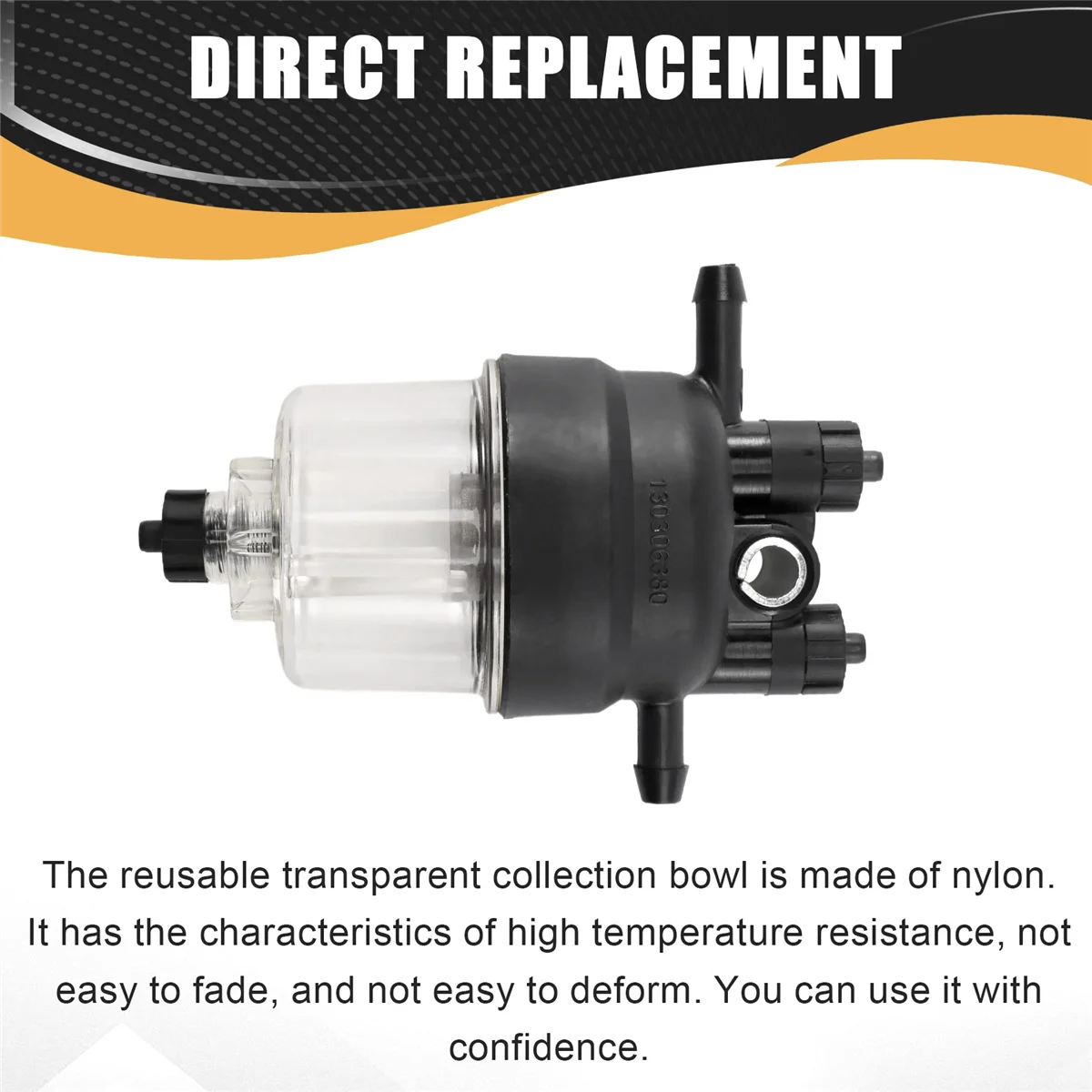 1 unidade 130306380   Filtro separador de água e combustível do motor para motor Perkins série 400