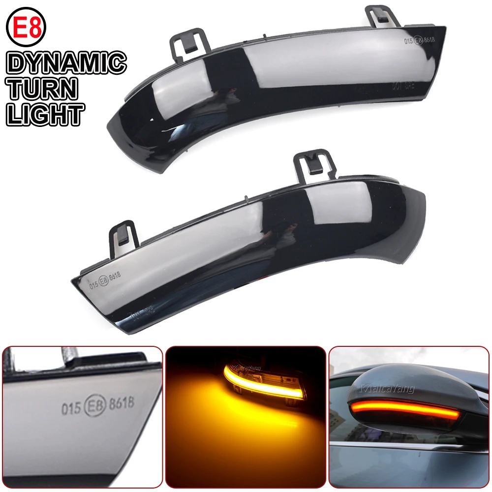 Dynamic LED Rearview Mirror Indicator Turn Signal Light for Passat B6 VW Golf 5 Jetta MK5 Auto Parts