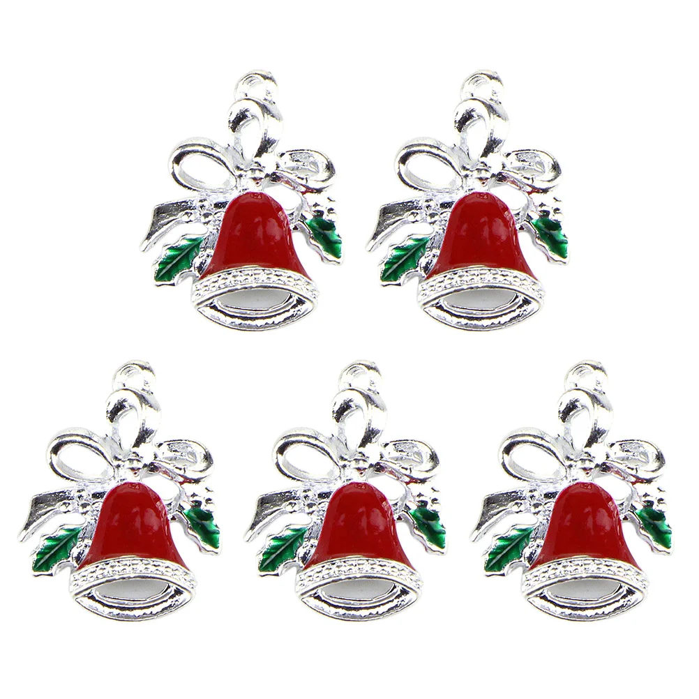 

Bell Decoration Bowknot Accessories Pendant Alloy Charms for Jewellery Making Pendants Ornaments