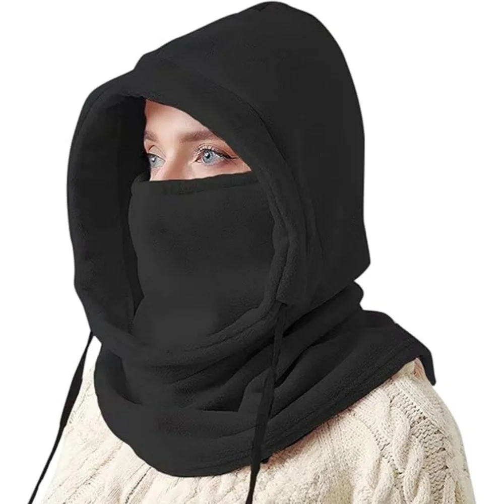 AliExpress NONE Balaclava Windproof Winter Face Mask – Warm Fleece Ski Mask for Men/Women, Cold Weather Motorcycle Bike Cycling Neck Warmer