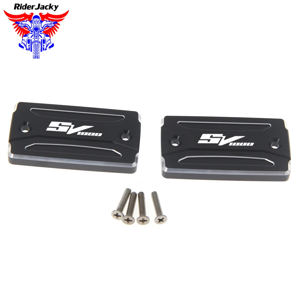 Motorcycle Accessories Front Brake Clutch Fluid Reservoir Cover Cap For SUZUKI SV1000 SV 1000 2003-2008 2004 2005 2006 2007