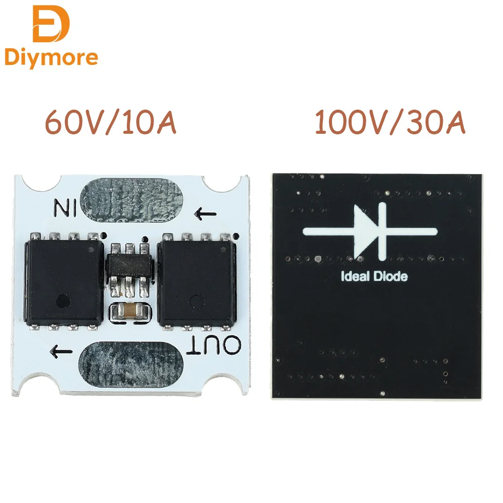 60V/10A 100V/30A No Voltage Limitation Ideal Diode Anti Backflow Ultra-Low Power Rectifier For Industrial Electronics Battery