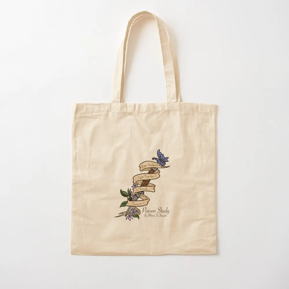 Original Poison Study Switchblade Quote Tote Bag canvas tote bag shoping bag