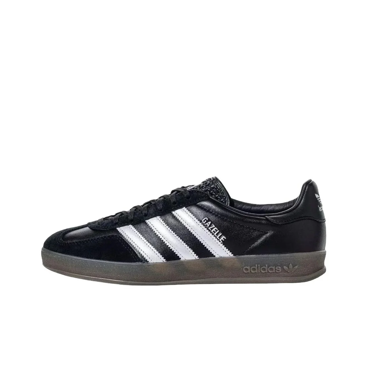Adidas Originals GAZELLE INDOOR Abrasion Resistant Low top Skateboard Shoes Men's Black JH8837