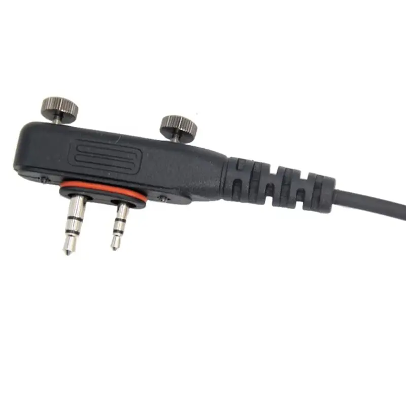A53M-Walkie Talkie Earpiece Mic PTT 2Pins For Icom IC-F16 F21 F26 F1000 F4000 F4001 Two-Way Radio Headphone Headset