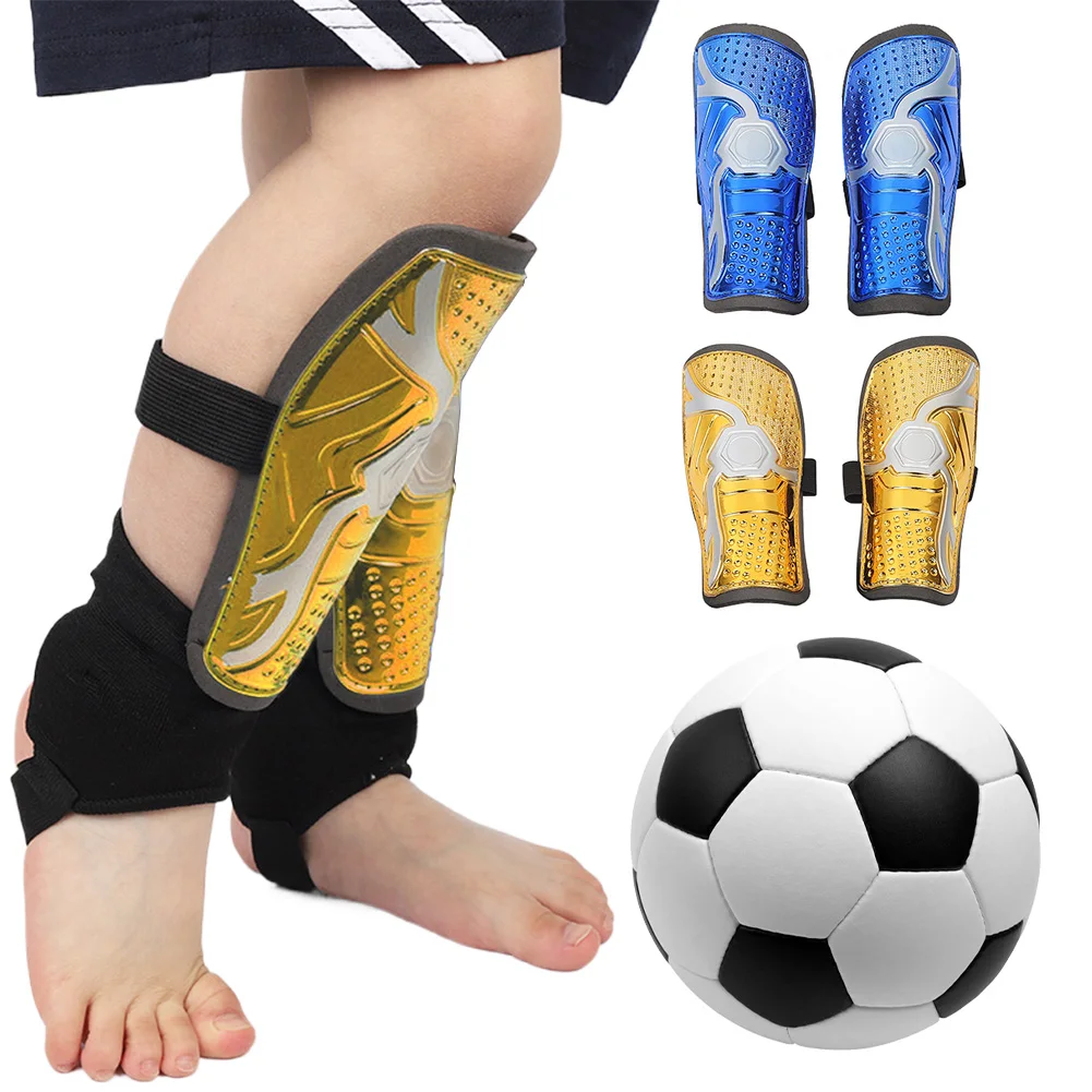 

Soccer Shin Guards with Adjustable Strap Football Shin Pads Wear-Resistant Football Protectors Pads for 8-12 Years Boys Girls