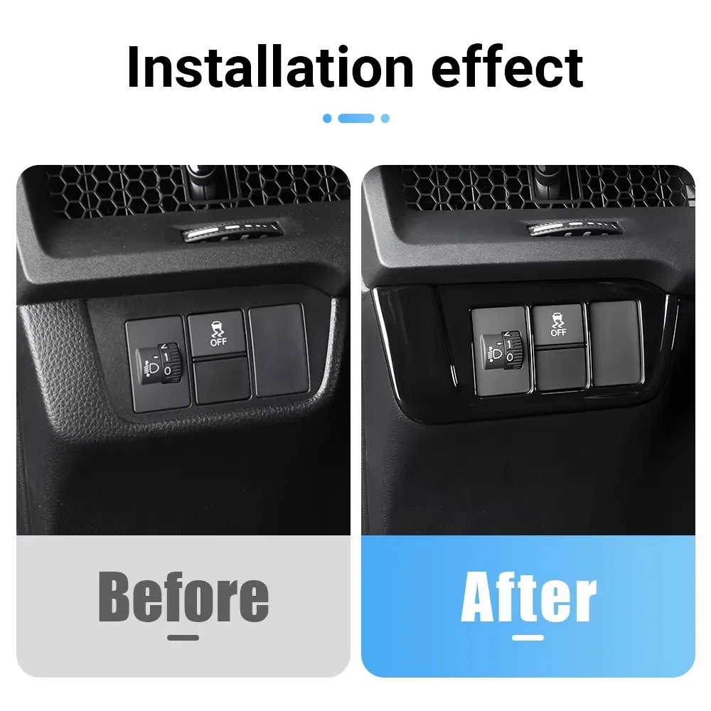 Für Honda CR-V CRV 6. Generation 2023 2024 2025 2026 Hybrid Glänzend Schwarze Stil Auto-Innenverkleidung Zubehör Linkslenker LHD – Detail 25