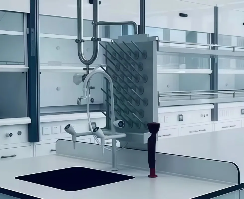 Laboratory Accessories Drainage  Pegboard Drying  Test Tube Drying Rack Wall Mounted PP Lab Drying