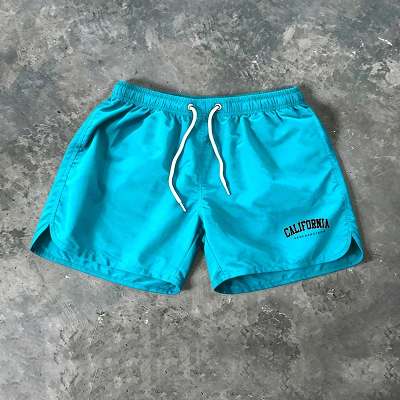 

Мужские пляжные шорты, повседневные быстросохнущие шорты для серфинга, мужская одежда для плавания, спортивные шорты для занятий спортом на открытом воздухе, летние шорты для плавания, фитнеса и бега