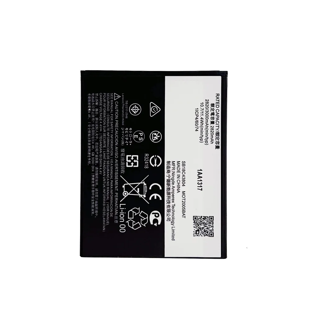 New Original KE40 2820mAh Battery For Motorola Moto E6 XT2005 XT2005-1/3/4 Smartphone Smart Mobile Phone Replacement Batteria
