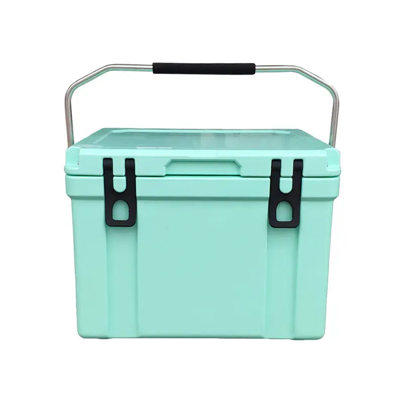 25L Portable Outdoor Camping 4x4 Mini Car Fridge Cooler Box with Stainless Steel Handle for Food Drink Travel Caravan Pro