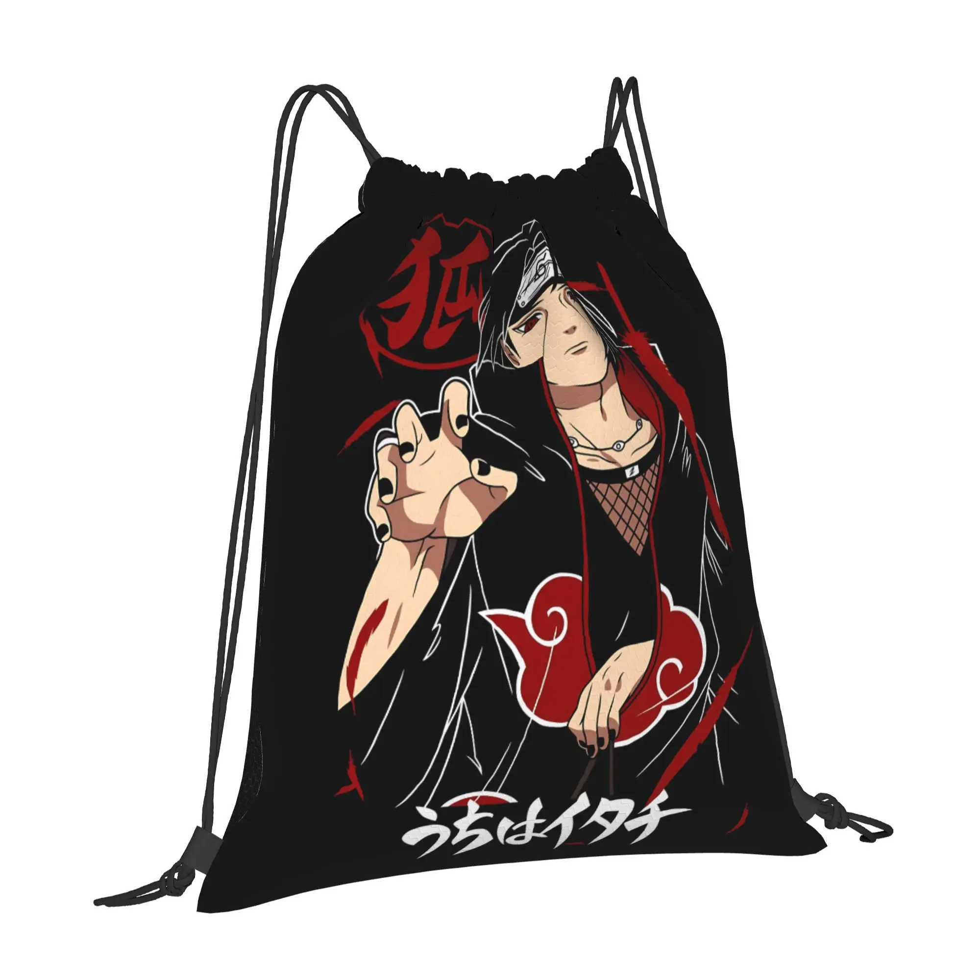 gym Pouch Naruto anime comic  Drawstring Bags Men Women Storage Backpack Teenager Travel Bag Multi-function Pocket