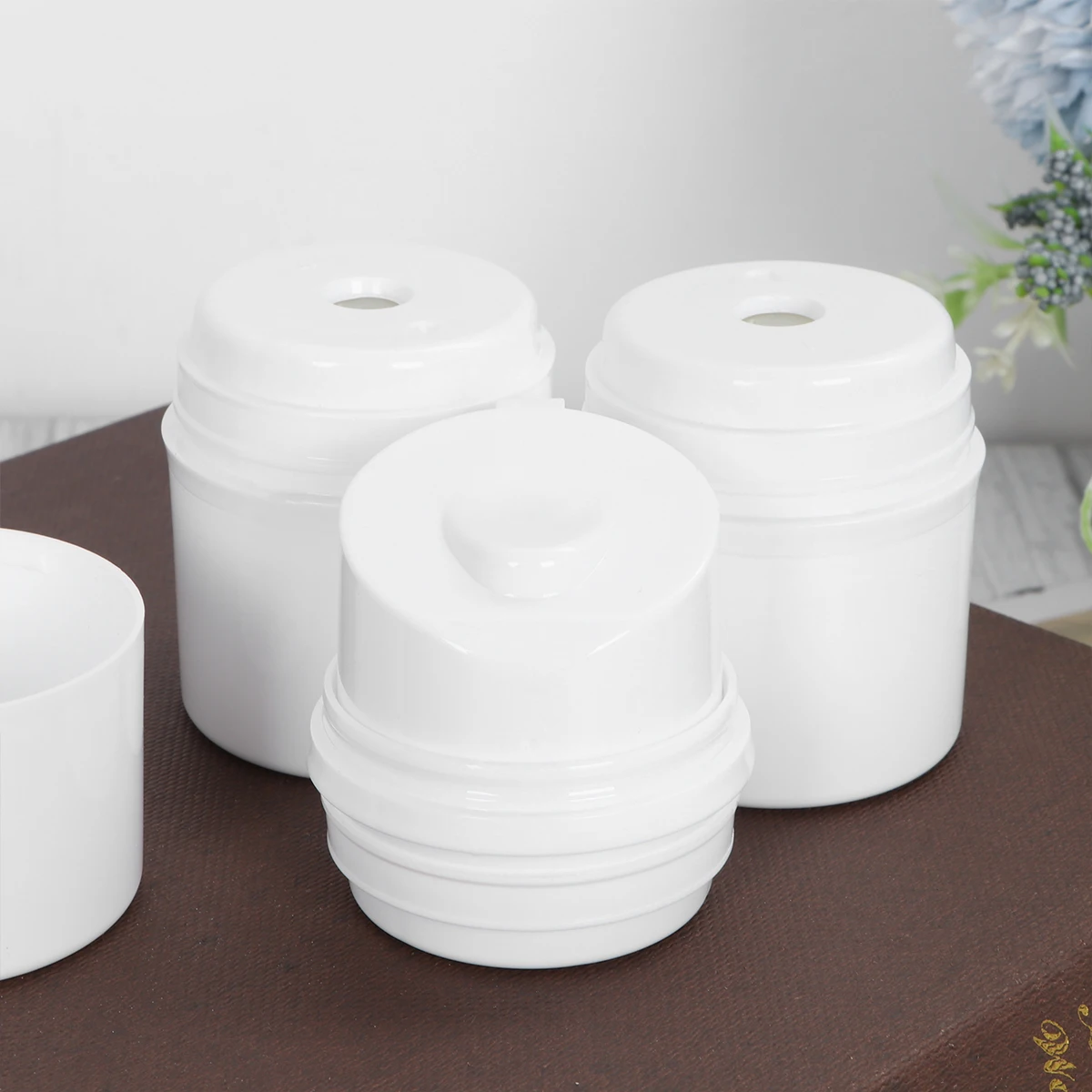 

3 Pcs Plastic Bottle with Pump Travel Shampoo Bottles Portable Lotion Dispenser Empty Refillable Cream Vacuum Sealed Jars
