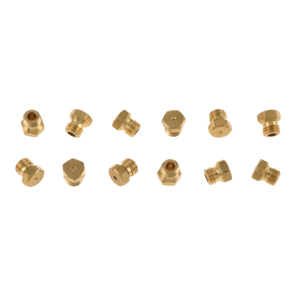 36PCS Solid Brass Nozzle Kit M6x0.75mm for Converting Propane Stoves Cooktops and Ovens to Natural Gas Operation