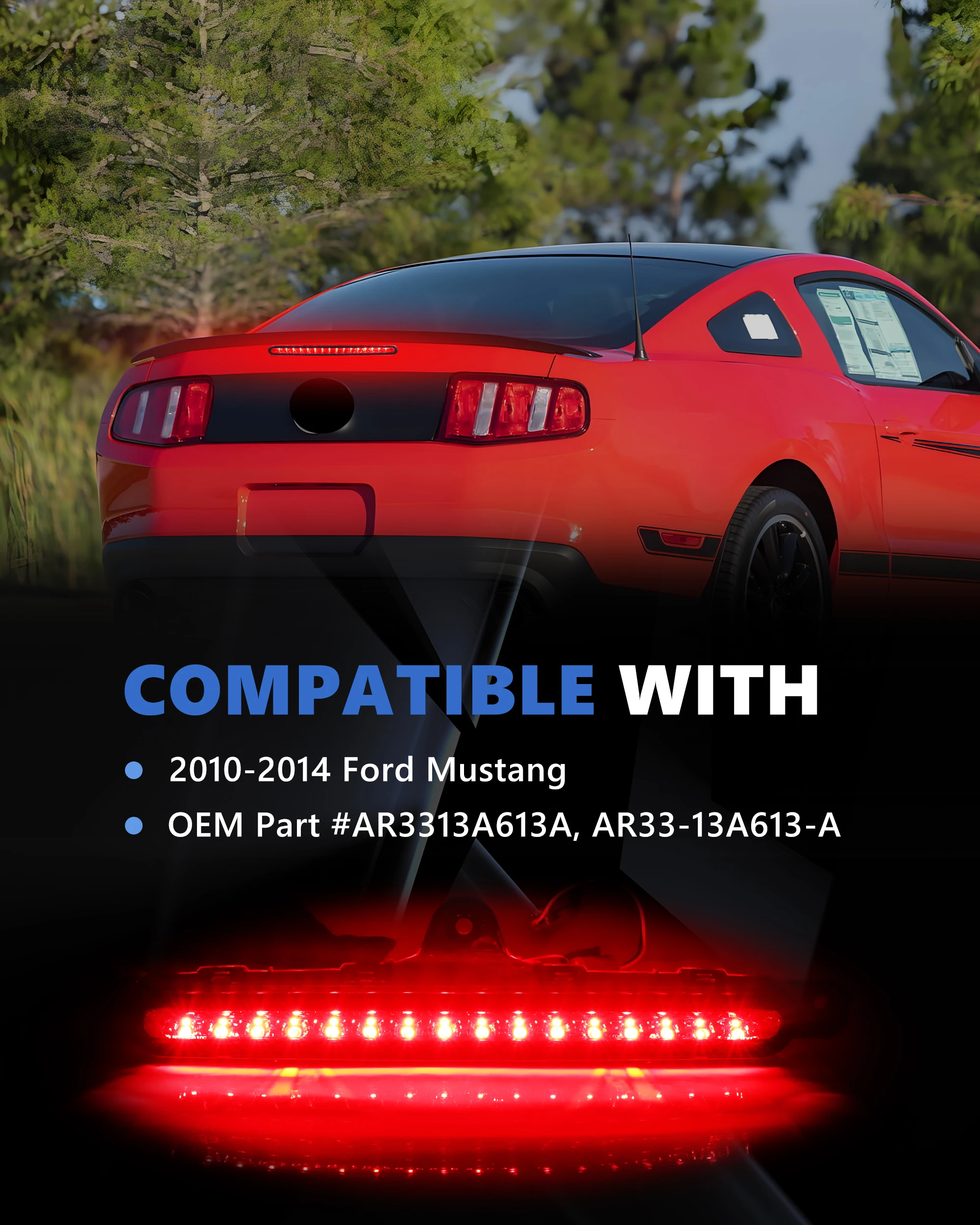 1Pcs Rear Backup Light Reverse - огляд і ціна Model Kit Mustang