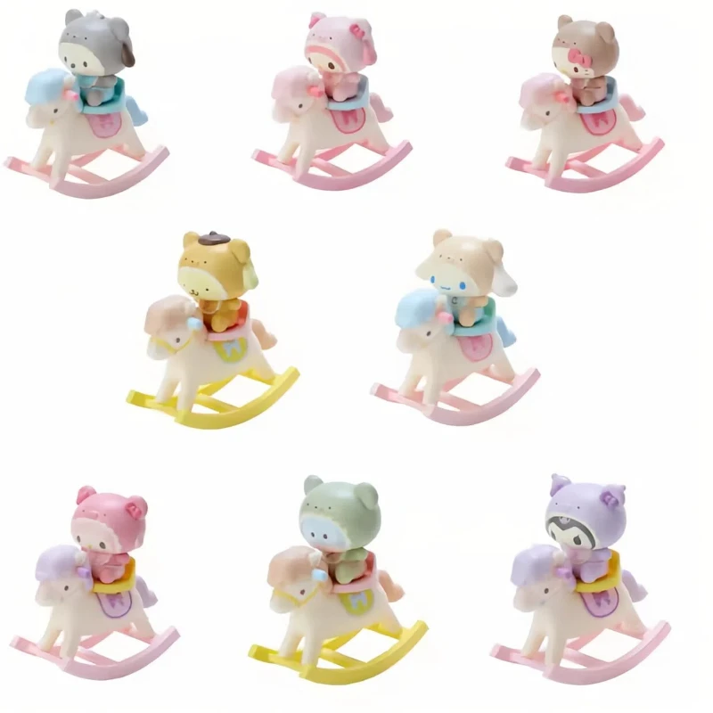 

New Product In Stock Kuromi Trojan Blind Box Parcha Dog Figurine Cute Desktop Ornament Doll Toy Birthday Surprise Gift Toys