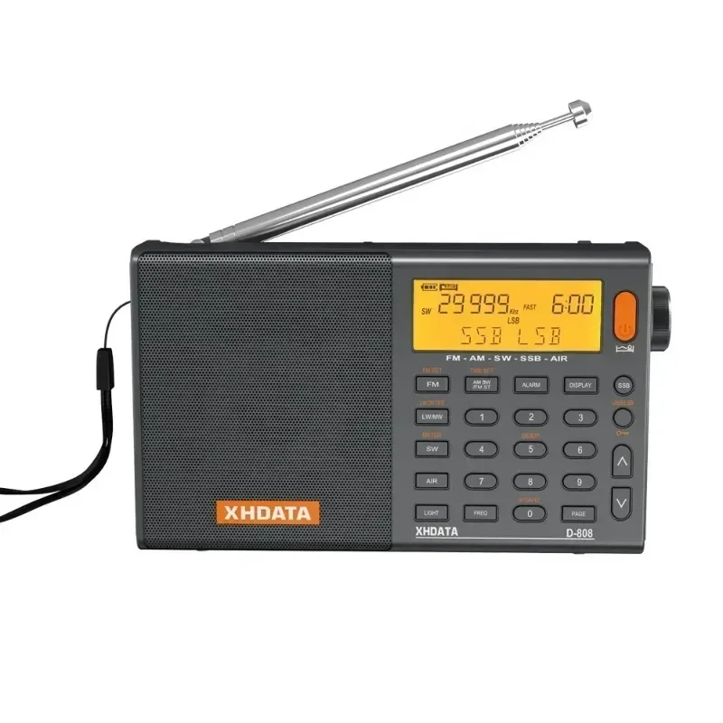 

For D-808 Portable Digital Radio FM Stereo/Shortwave/MW/LW/SSB Air Band Multi Band Receiver Speaker PLL