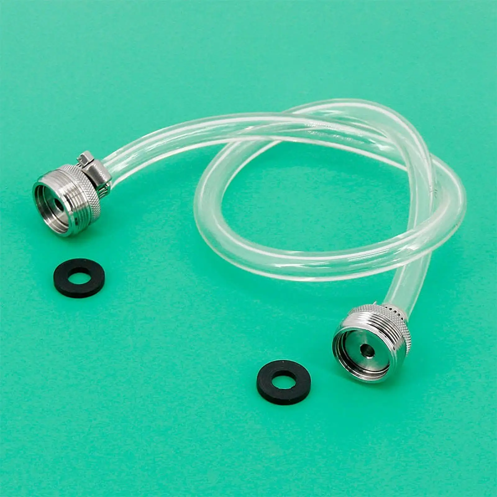 Clear Beer Line Hose 60cm ABS Brewing Tubing Kit for Efficient Cleaning of Draft Beer Tap Systems at Home
