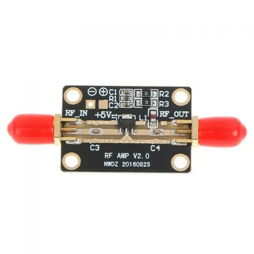 Low Noise Amplifier LNA 0.05-4GHz NF=0.6dB RF FM HF VHF / UHF Ham Radio High Linearity Low Noise Amplifier Frequency Modules