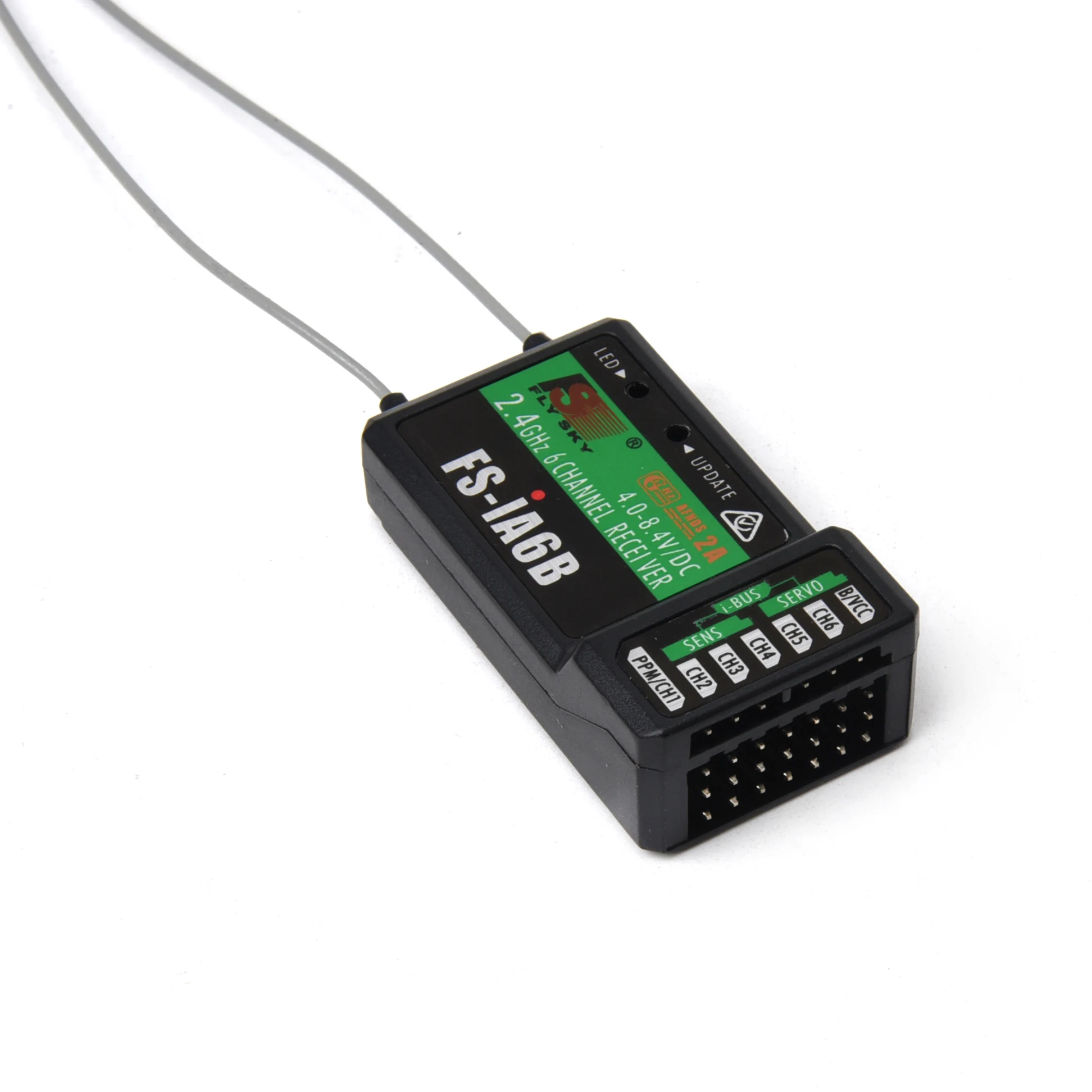 Flysky 2.4G 6CH FS-iA6B iA6B Receiver PPM Output With iBus Port Compatible with FS-i4 FS-i6 FS-i10 Transmitter