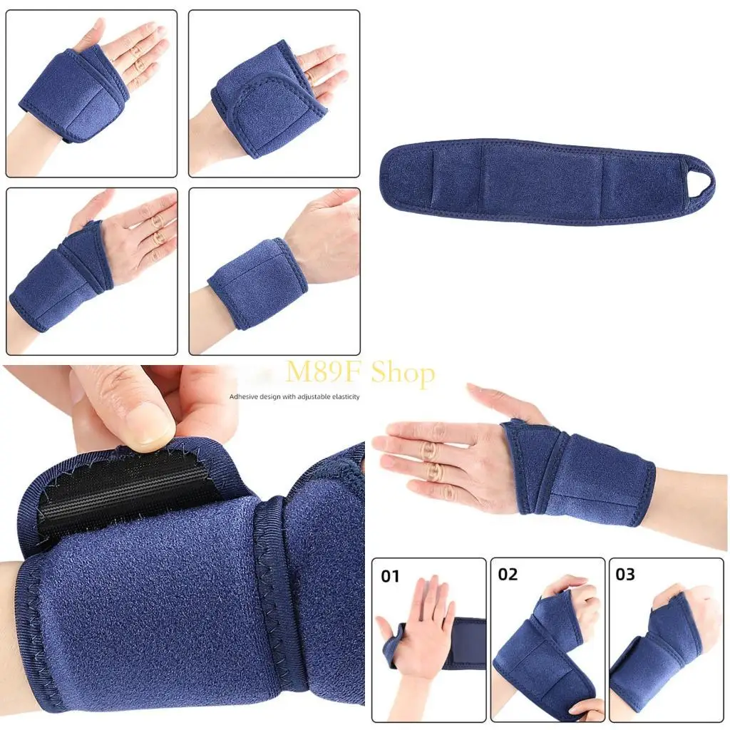 

M89F Strength Hot & Cold Therapy Wrist Brace with Gel Pack Wrist Ice packs Wrap