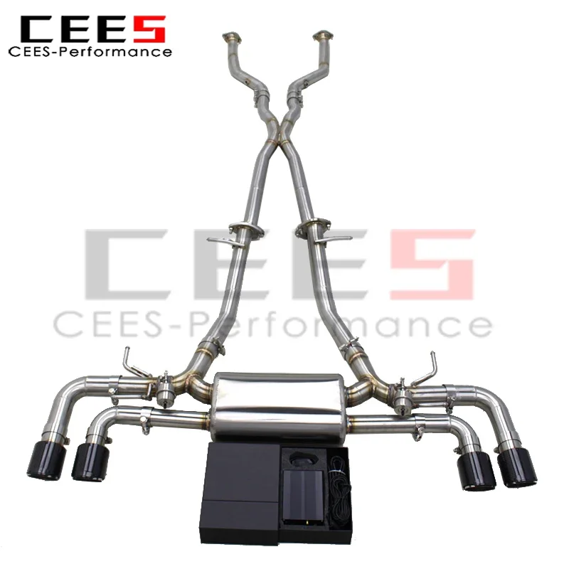 

CEES Auto 2,36-дюймовый выпуск с клапаном Cat-Back для Lexus LC500 5.0 (2016-2018) — средняя труба SS304 X, вакуумный клапан, гоночный Catback