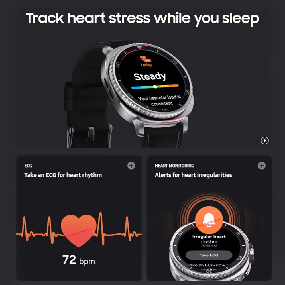 Watch 8 Smart Watch Men 100+ Sports Mode GPS NFC Waterproof Watch with AMOELD HD Screen IP68 Waterproof Smart Watches 2025 New