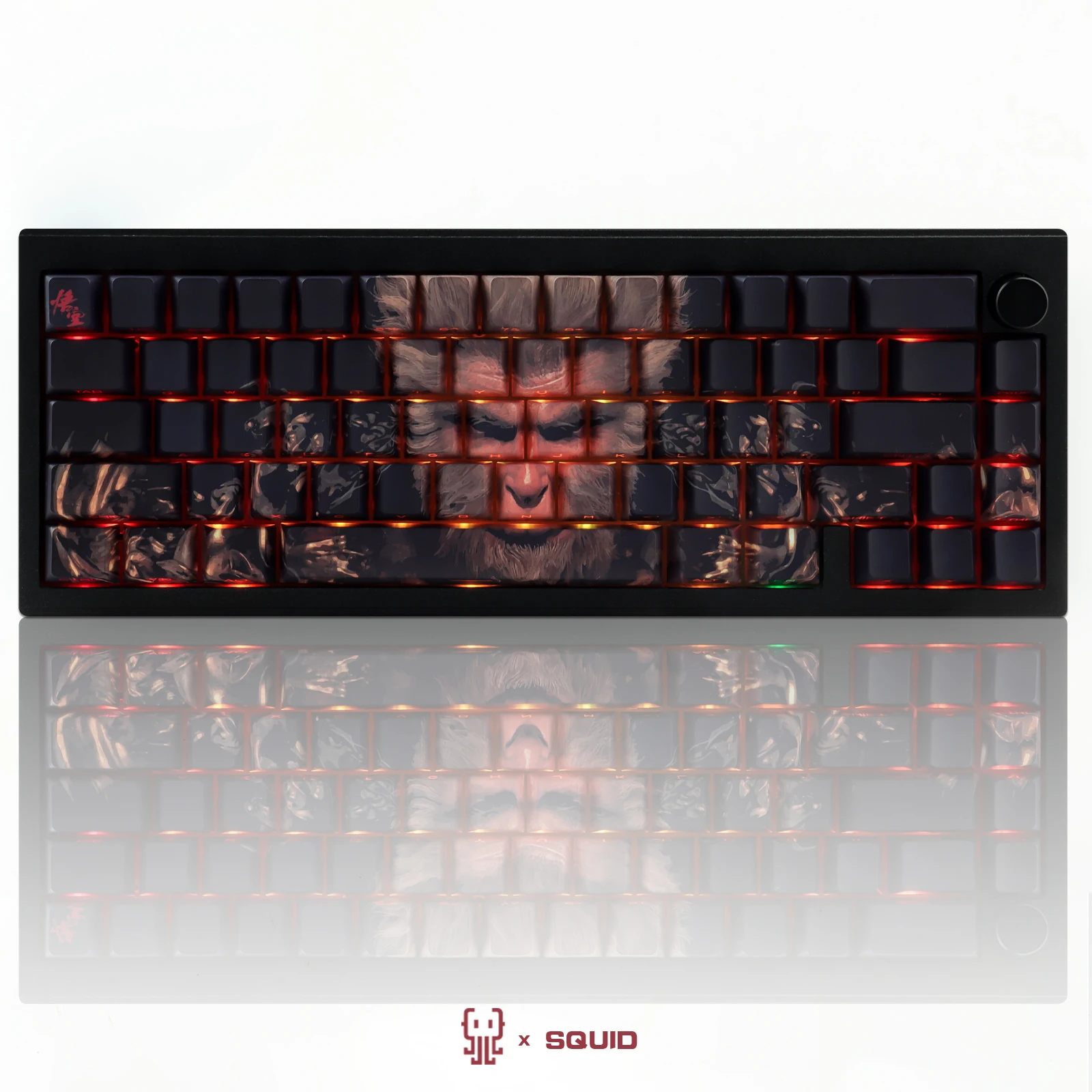 Black Myth: Wukong Keycap Set 131keys Custom Cherry Artisan Keycap Anime Point Key Caps Mechanical Keyboard Gaming Accessories