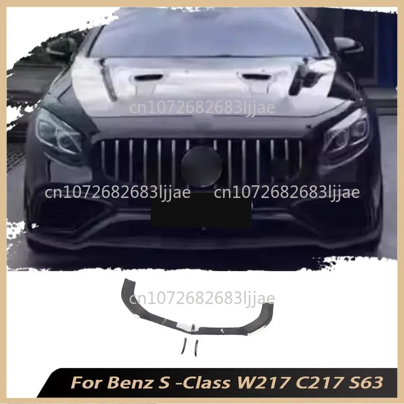 

Карбоновый диффузор для переднего бампера S-серии W217 C217 S63 S65 Coupe 2014-2017, аксессуары для автомобиля