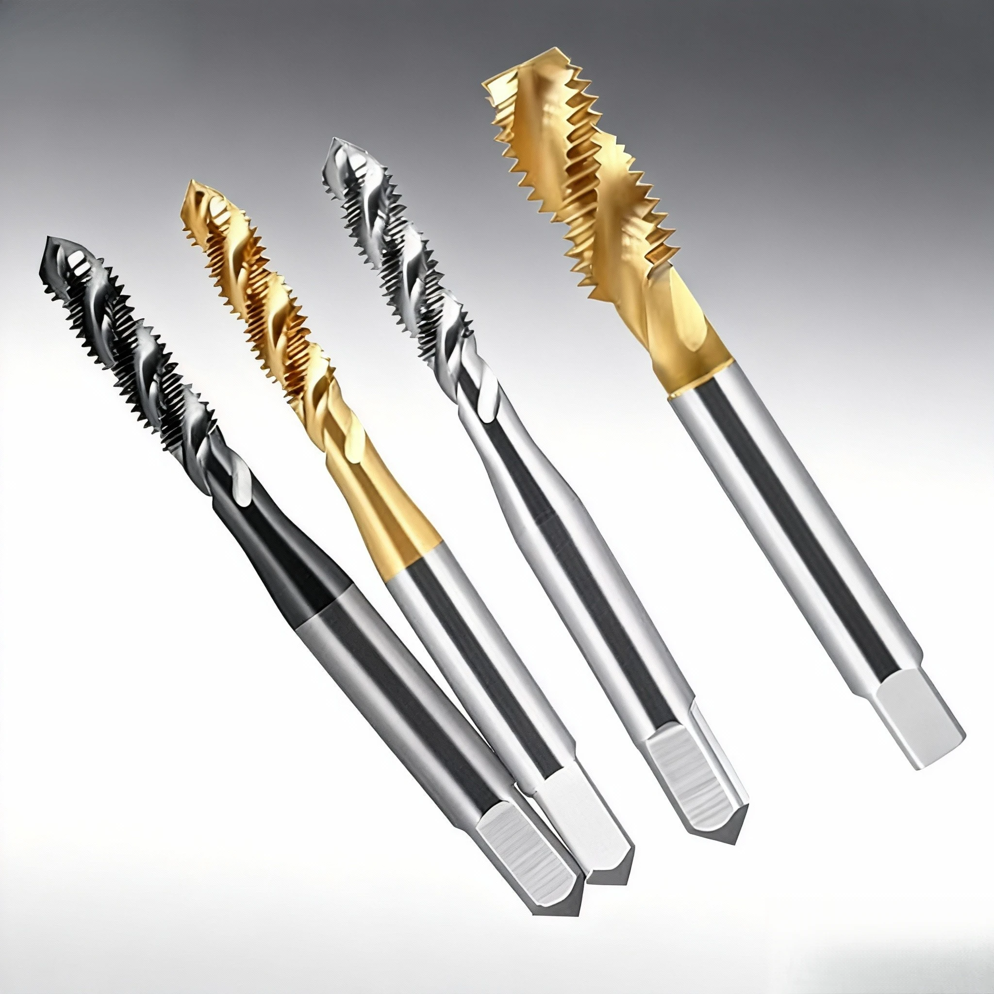TICN TiN Coated German Standard Cobalt High Speed Steel Right Hand Tricone Tap M2-M7 HRC 60-65 Casting Mold 10mm ODM