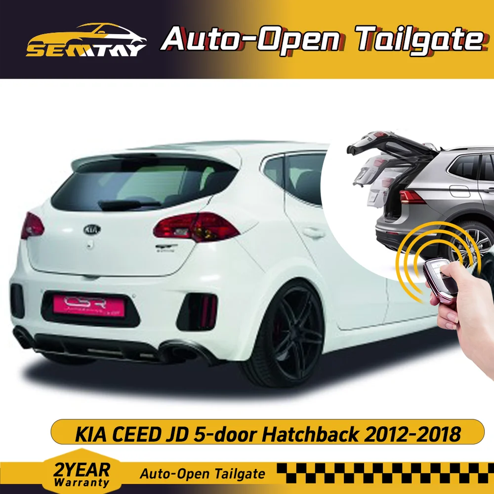 SEMTAY Automatic Lifting Trunk Struts with Spring for CEED JD 5-door Hatchback 2012-2018 Rear Tailgate Boot Lift Supports