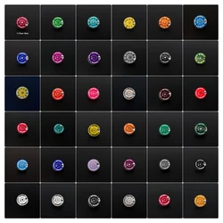 25x25x6mm Wound Tracker Table Game Tracker 2