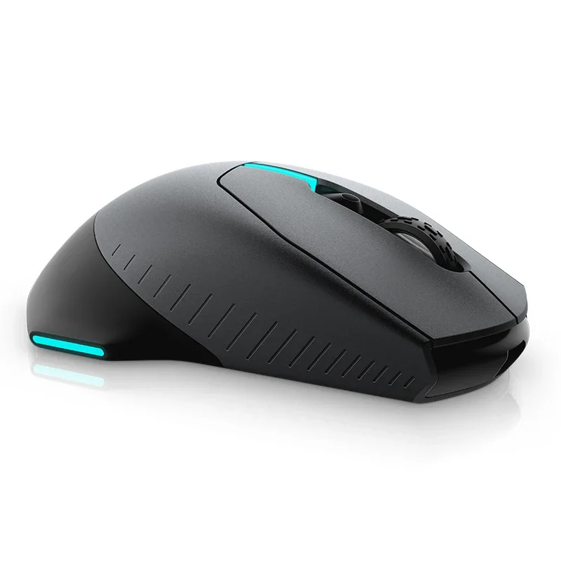 ماوس ألعاب سلكي ولاسلكي ، مستشعر بصري ، 7 أزرار ، 3 مناطق ، إضاءة Alienfx RGB