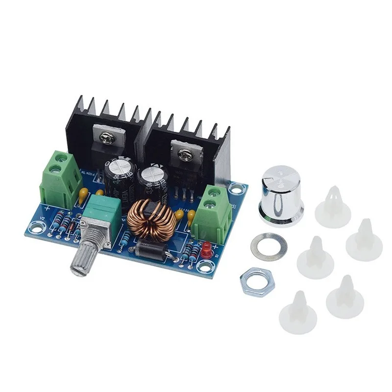 XH-M401 DC-DC Step Down Buck Converter Power Supply Module XL4016E1 PWM Adjustable 4-40V To 1.25-36V Step Down Board 8A 200W