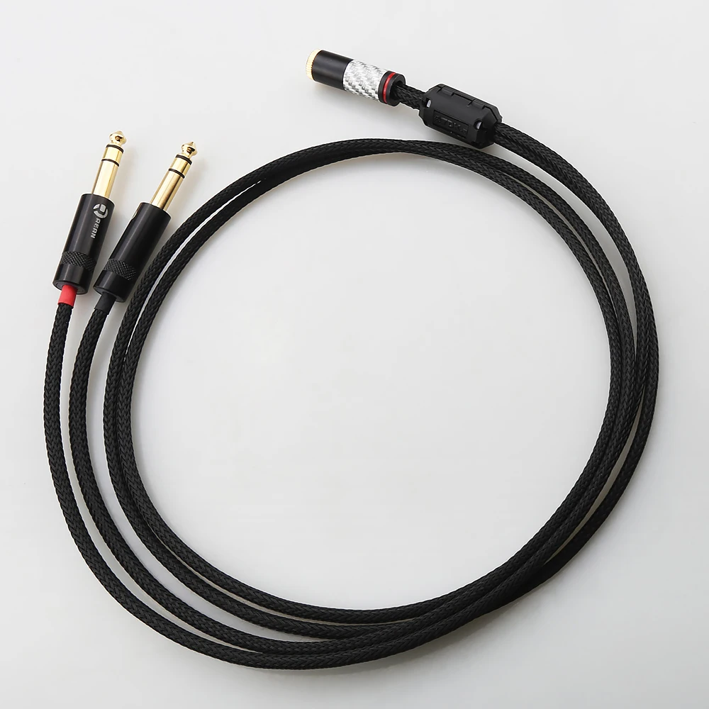 Audiocrast Balance 4,4-mm-Buchse auf Dual 6,35-mm-TRS-Klinkenstecker-Adapterkabel für 6,5-mm-symmetrische Audioverbindung – Detail 6