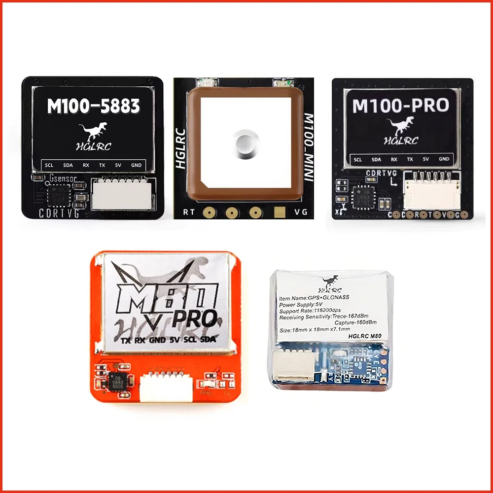 

HGLRC M80 /M80-Pro /M100-mini /M100-Pro/M100-5883 GPS, совместимый с GPS, ГЛОНАСС, BDS