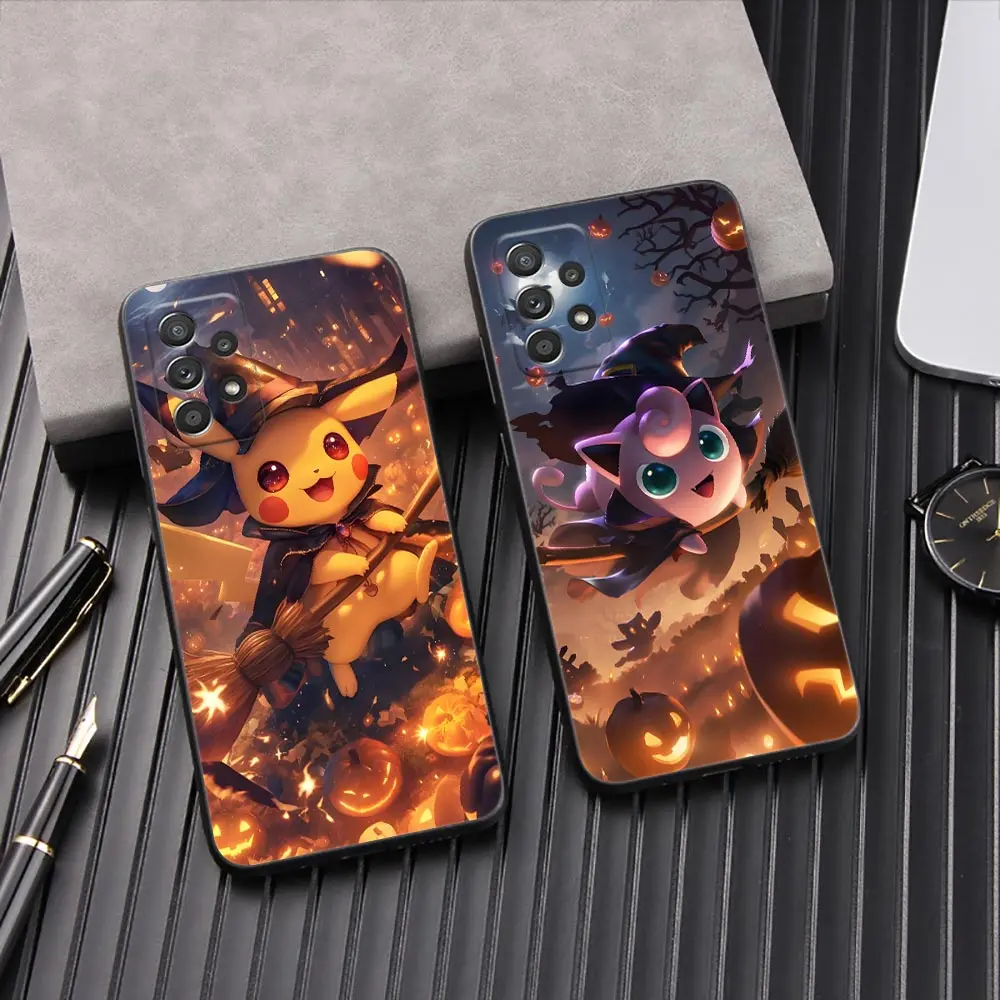 

Happy Halloween Pokemons Cosplay Phone Case A56 5G For Samsung Galaxy A56 A55 A36 A26 A16 A54 A52 A35 A34 A25 A21S A15 A06 Cover